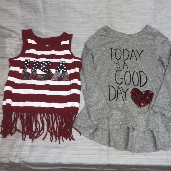 Shirt Bundle Size 4 Children’s Place Red, Grey - Picture 4 of 8